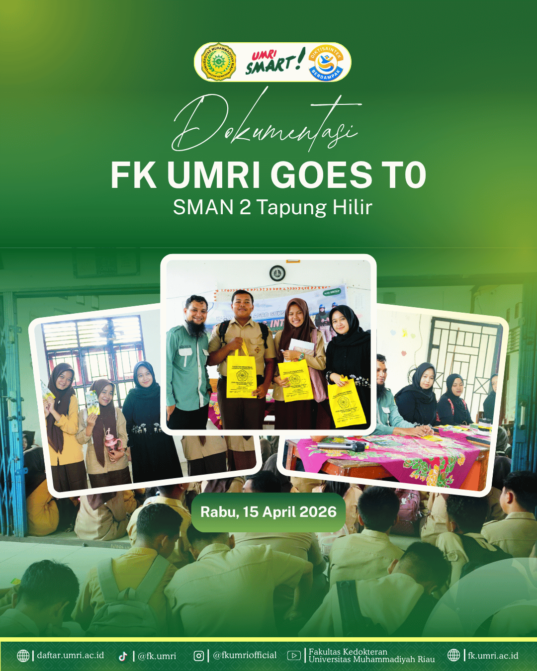 Fakultas Kedokteran UMRI menerima kunjungan dari Direktur Rumah Sakit Andini pada tanggal 23 April 2026